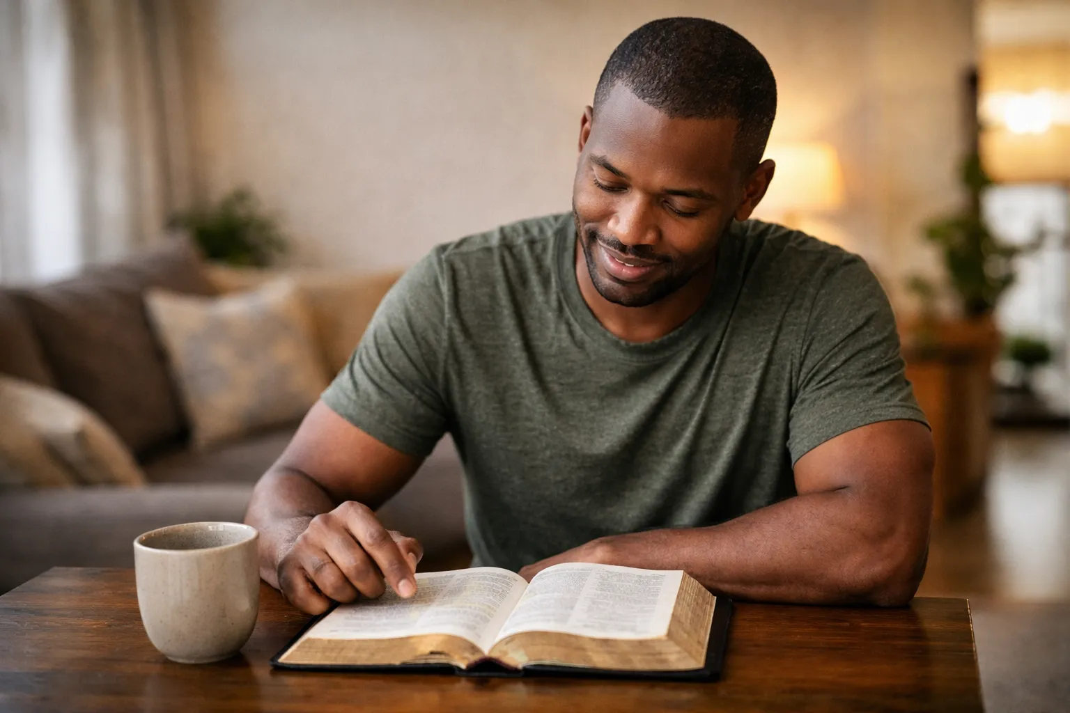 A person reading and taking notes