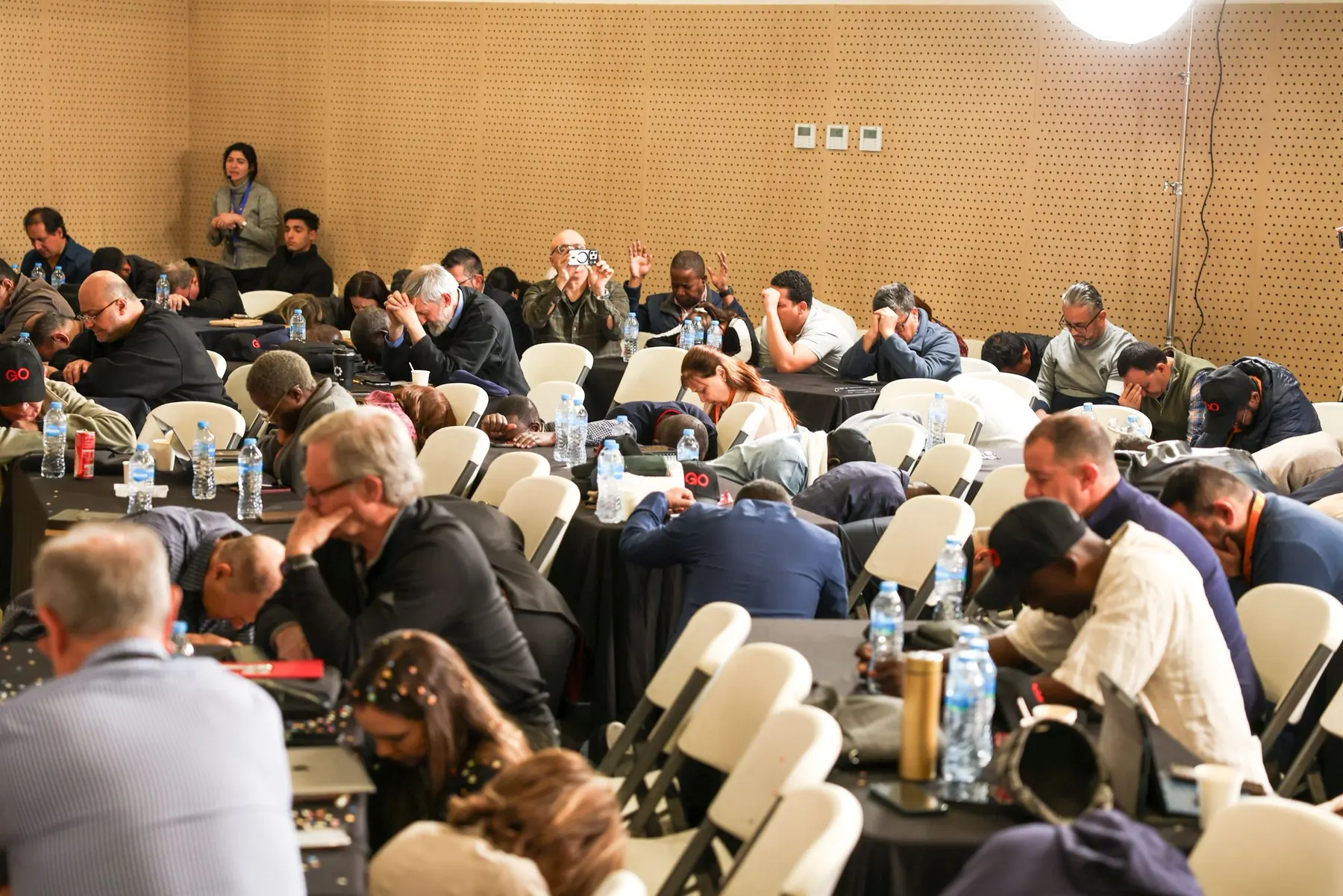 Church leaders gathered in a training session at GO Movement's global conference in Cairo