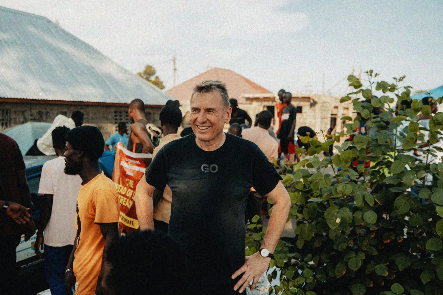 Werner Nachtigal teaching a room of believers